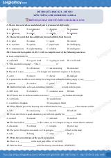 Đề thi giữa kì 2 Tiếng Anh 10 Friends Global - Đề số 2